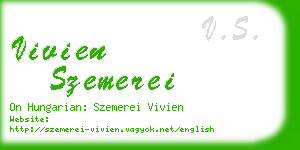 vivien szemerei business card